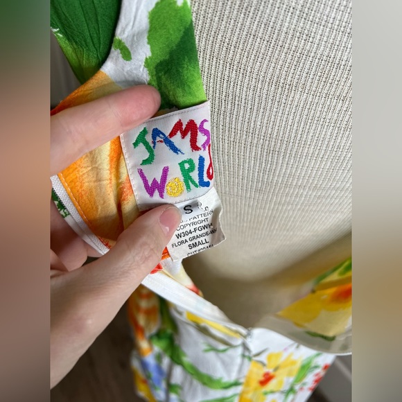 Vintage Jams World Flora Grande Hawaiian Slip Dress Small - Picture 6 of 10